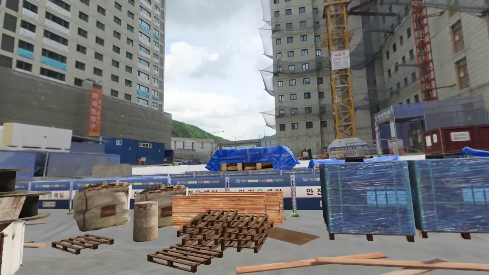 LBVR 아파트 건설현장 콘텐츠 · 현장 전경